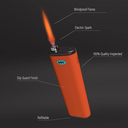 4 MK Jet Windproof Lighters